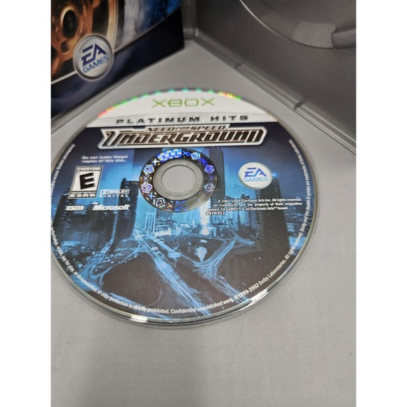 Need for Speed: Underground Platinum Hits Original Microsoft Xbox CIB Tested! - Picture 2 of 8
